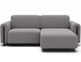 Kampinė sofa Acossta Jarell 03, pilka sp., dešininė, 154 x 244 cm x 95 cm