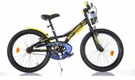 Vaikiškas dviratis, vaikų Dino Bikes Batman BOTTARI.620-BT, juoda sp./geltona sp., 20"