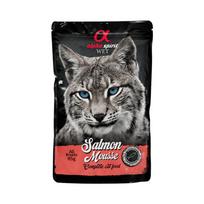 ALPHA SPIRIT WET putėsiai sterilizuotoms katėms su lašiša 85g 6vnt