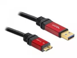 Delock Cable USB 3.0 Type-A male > USB 3.0 Type Micro-B male 2 m Premium