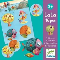 Lotto Djeco Loto žaidimas - 4 sezonai (16 vnt.) ( DJ08123 )