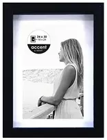 Nuotraukų rėmelis Nielsen Design Nielsen Aura juoda 24x30 Mediena įsk. Passepartout 1122000