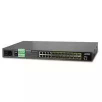 Šakotuvas PLANET MGSW-24160F tinklo jungiklis Valdomas L2+ Gigabit Ethernet (10/100/1000) Maitinimas per Ethernet (PoE) 1U Mėlyna