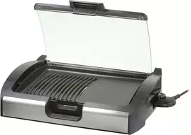 Grilis electric Steba VG 200 (tabletop open, 2200W, juodas and sidabrinis color)