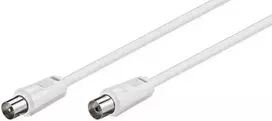 Goobay Kabelis MicroConnect Antena 5m balta (COAX050W)