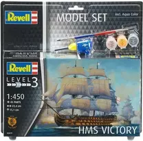 Revell HMS Victory 1/450 laivo modelio dovanų rinkinys su dažais ir klijais