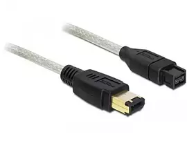 Delock Firewire 9-pin - Firewire 6-pin, 1m, Permatomas (82595)