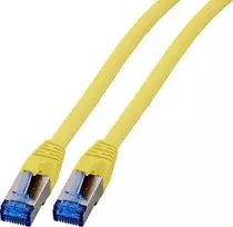 Efb Elektronik EFB RJ45 Komutacinis kabelis S/FTP, Cat.6A, Cat.7 RohCable TPE superflex, 0,25 m, geltona (K5525FGE.0.25)