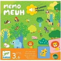Djeco Edukacinis stalo žaidimas - Memo Meuh (Gyvūnų balsai) ( DJ08482 )