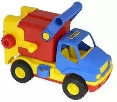 Wader Lean Toys „Auto ConsTruck“ šiukšliavežio guminiai ratai