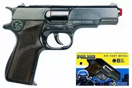 Pulio policijos pistoletas metalinis gonher 125/0