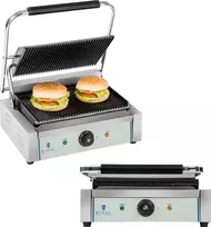 Royal Catering Grilis dvipusis griovelis kontaktas PANINI