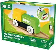 Brio Railway BRIO mano pirmasis traukinukas su baterijomis, 33705