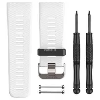 Išmaniojo laikrodžio Garmin Vivoactive silikoninis dirželis, Baltos spalvos