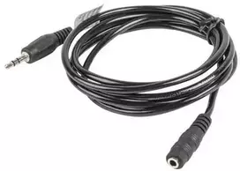 LANBERG CA-MJFJ-10CC-0015-BK stereo laidas Mini Jack M ->Mini Jack F 1,5 m