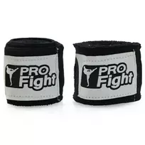 Bandažai Boksui PROFIGHT 4 m, Juodi
