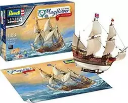 Revell Mayflower 400 m. jubiliejaus laivo modelis 1/83 dovanų rinkinys