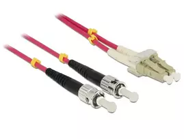 Delock Kabelis Lichtwellenleiter LC > ST Multimode OM4 1 m
