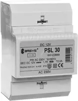 BREVE Transformatoriaus maitinimo šaltinis PSL 30 230VAC / 12VDC 20W 1,7A (18312- 9999)