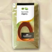 Nerafinuotas cukranendrių cukrus Jaggery, Cosmoveda, 400g