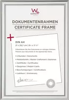 Nuotraukų rėmelis Walther Trendstyle 21x29,7 dervos sidabras DIN A4 KP130S