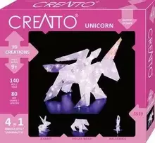 Kosmos Cosmos Creatto švytintis vienaragis ir draugai