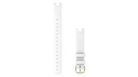 Garmin Lily dirželiai, 14 mm, L, Balta itališka oda