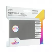 Gamegenic kortų žaidimo rankovės: matinės tamsiai pilkos spalvos