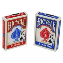 Bicycle Rider Jumbo Pokerio Kortos (Raudonos)