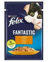 Purina Nestle Drėgnas Kačių Maistas - FELIX Fantastic Vištiena Želė 85g