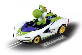 Žaislai - Slotų automobilių lenktynių rinkinys - Carrera Go Nintendo Mario Kart Yoshi vidaus naudojimui