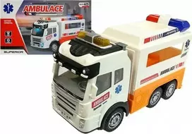 Greitosios pagalbos automobilio akumuliatoriaus šviesos garsai