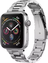 Išmaniojo laikrodžio Apple 1/2/3/4/5 dirželis, Sidabrinės spalvos, 38/40mm