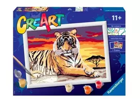 Ravensburger CreArt spalvinimo knygelė vaikams - Tigras