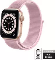 Crong Nylon – Sport strap for Apple Watch 38/40/41/42 mm (Powder Rožinė)