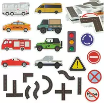 Ikonka Nežinomas Putų vonios žaisliniai gatvės automobiliai