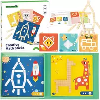 Tooky Toys Medinė magnetinė dėlionė vaikams TOOKY TOY