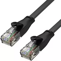 UNITEK C1808GBK eterneto kabelis FLAT UTP Ethernet Cat.6 0,5m