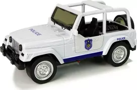 Lean Toys Policijos visureigis su šviesos ir garso efektais, 17 cm