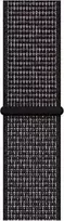 „Crong Nylon Reflex“ – sportinis dirželis „Apple Watch“ 44/45/46/49 mm (juodas)