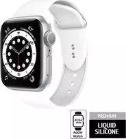Crong Liquid – apyrankė skirta Apple Watch 44/45/46/49 mm baltas