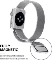 Išmaniojo laikrodžio Apple Watch metalinis dirželis, Sidabrinės spalvos, 38/40mm