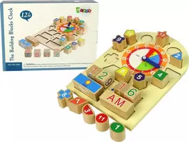 Mokomasis žaidimas vaikams Lean Toys Laikrodis