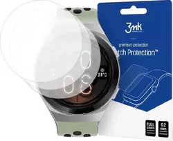 3mk Watch Protection™ v. FlexibleGlass hibridinis stiklas ir Huawei GT 2E 46 mm