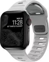Apyrankė Nomad Sport Strap S/M, pilkas - Apple Watch 42mm/41mm/40mm/38mm