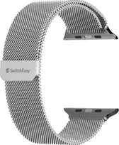 Išmaniojo laikrodžio dirželis SwitchEasy Mesh skirtas Apple Watch 42/44/45 mm, sidabrinis