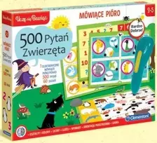 Mokomasis žaidimas Kalbėjimo rašiklis 500 klausimų Gyvūnai CLEMENTONI 50649