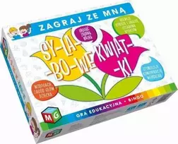 Stalo žaidimas sylabų gėlės edukacinis Multigra