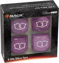 Ultra-Pro Ultra-Pro: Magic the Gathering - juodasis žmogus - 22 mm DeluxE Lojalumo kauliukai rinkinys