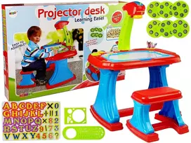Lean Toys Edukacinis projektorius vaikams su staliuku ir kėdute